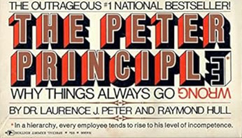 The Peter Principle by Lawrence Peter And Raymond Hull Book Cover