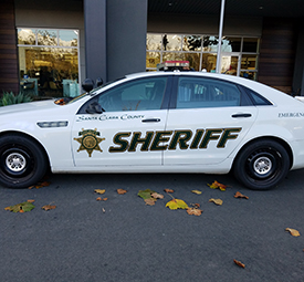 Santa Clara County Sheriff Car